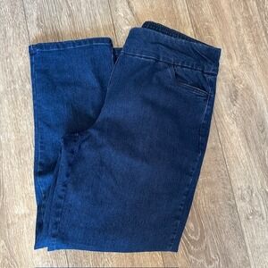 Alfred Dunner Women's Pull On Denim Jean Pant 10 Petite 26" Inseam